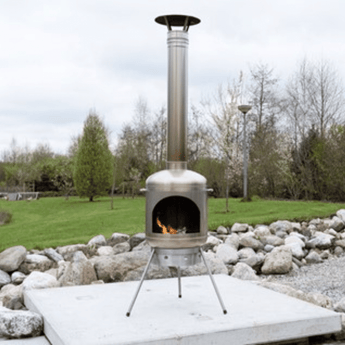RVS tuinhaard