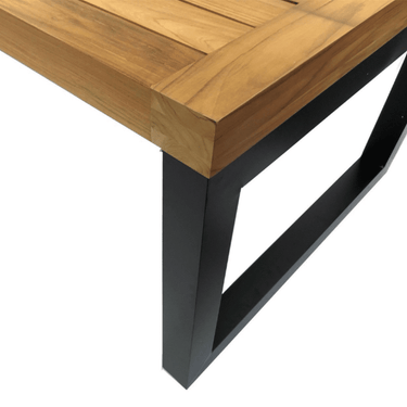 Enjoyfires - Feuertisch Teakholz 260 cm