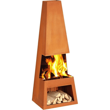 GardenmaxX - Gartenkamin Pular XL Corten