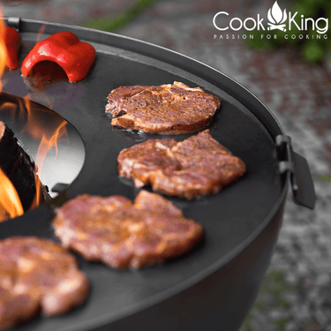 CookKing - Grillplatte mit Grillrost für Feuerschale 85 cm