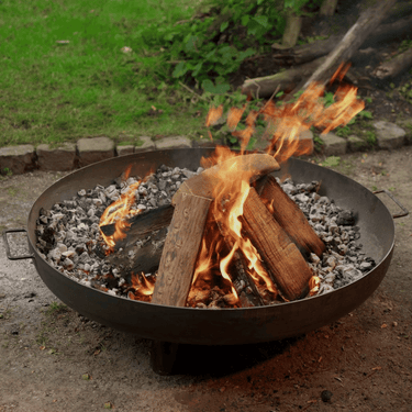 MOODZ - Feuerschale Feet & Handle Edelstahl (Ø 60 cm)