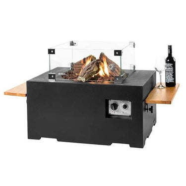 Cocoon Table - Quadratisch schwarz