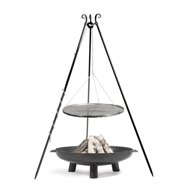 CookKing - Dreibein 180 cm mit Stahlgrillrost 60 cm