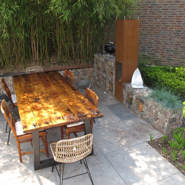 GardenmaxX - Gartenkamin Amayo XXL Corten