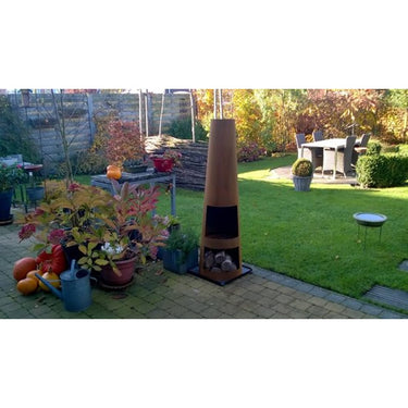 GardenmaxX - Gartenkamin Rengo XL Corten